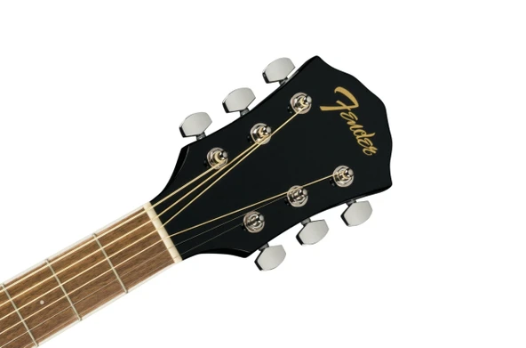 Fender DE FA-135 Concert Black Akustik Gitar - Resim 5