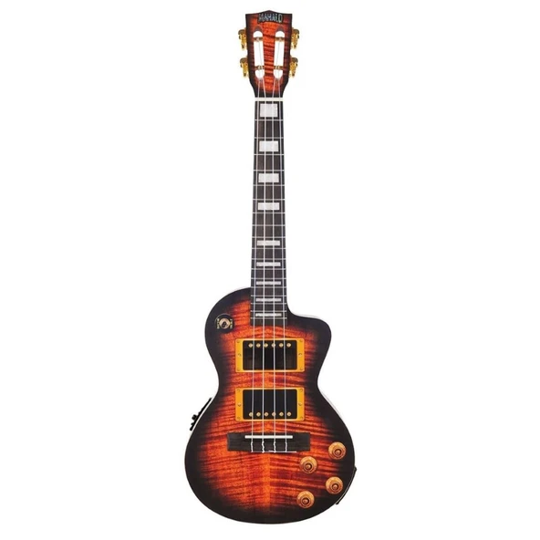 Mahalo MA3EG Artist Elite Series Tenor Elektro Ukulele (Les Paul-Style)