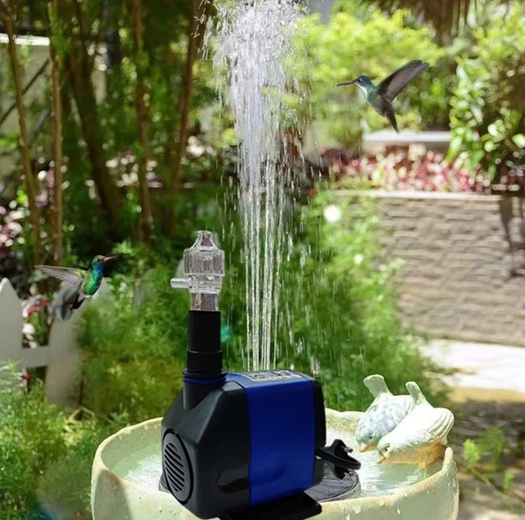 Süs Havuzu Motoru Sump Motor Şelale Motor 2.5 metre Yüksekliğe Su Yükseltebilir - Resim 4