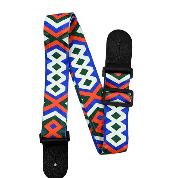 DMX Guitars Renkli 01Geometrik Desenli Askı