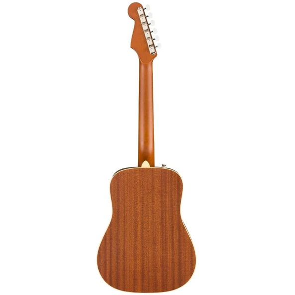 Fender Redondo Mini Natural Elektro Akustik Gitar - Resim 3