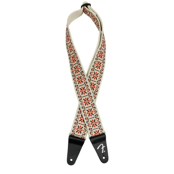 Fender Pasadena Woven Lattice Turuncu Gitar Askısı