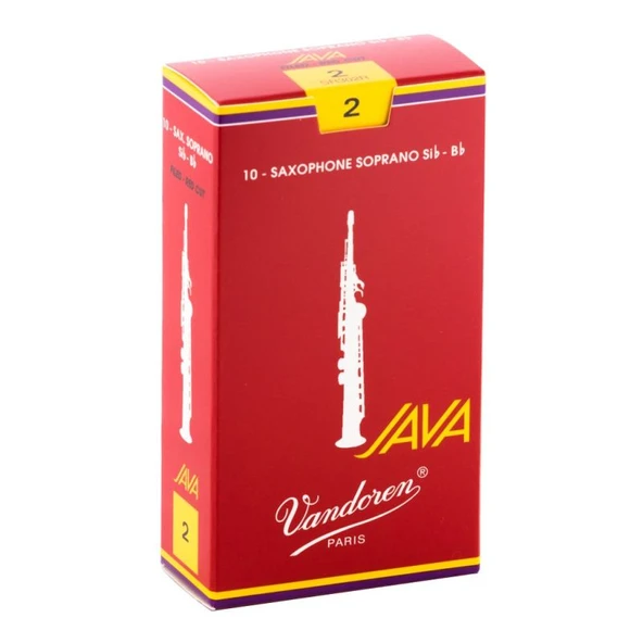 Vandoren SR302R Java Si Bemol Soprano Saksafon Kamışı (10Lu) No.2