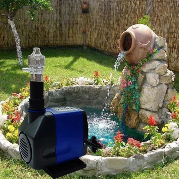 Süs Havuzu Motoru Sump Motor Şelale Motor 2.5 metre Yüksekliğe Su Yükseltebilir - Resim 5