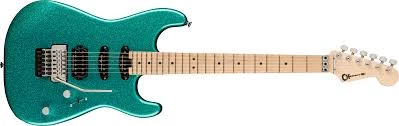Charvel LTD Pro Mod San Dimas Style 1 HSS FR Akçaağaç Klavye Aqua Flake Elektro Gitar