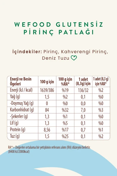 Pirinç Patlağı 100 gr 3'lü - 5