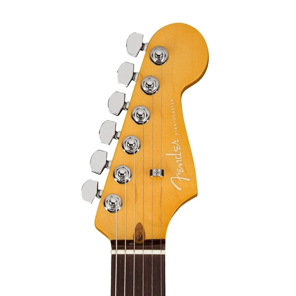 Fender American Ultra Stratocaster Gülağacı Klavye Arctic Pearl Elektro Gitar - Resim 4