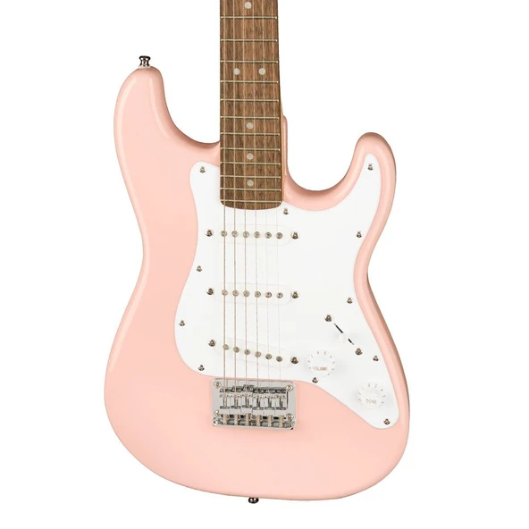 Squier Mini Stratocaster Laurel Klavye Shell Pink Elektro Gitar - 3