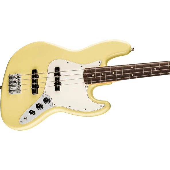 Fender Player II Jazz Bass Gülağacı Klavye Hialeah Yellow Bas Gitar - Resim 3