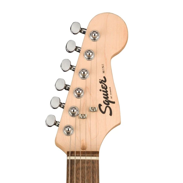 Squier Mini Stratocaster Laurel Klavye Shell Pink Elektro Gitar - 4