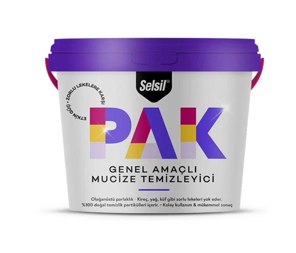 Selsil PAK Genel Amaçlı Mucize Temizleyici 500 gr