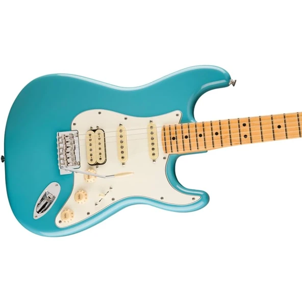 Fender Player II Stratocaster HSS Akçaağaç Klavye Aquatone Blue Elektro Gitar - Resim 3