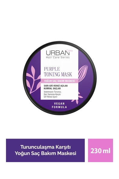 Urban Care Mor Turunculaşma Karşıtı Yoğun Saç Bakım Maskesi 230 Ml-vegan