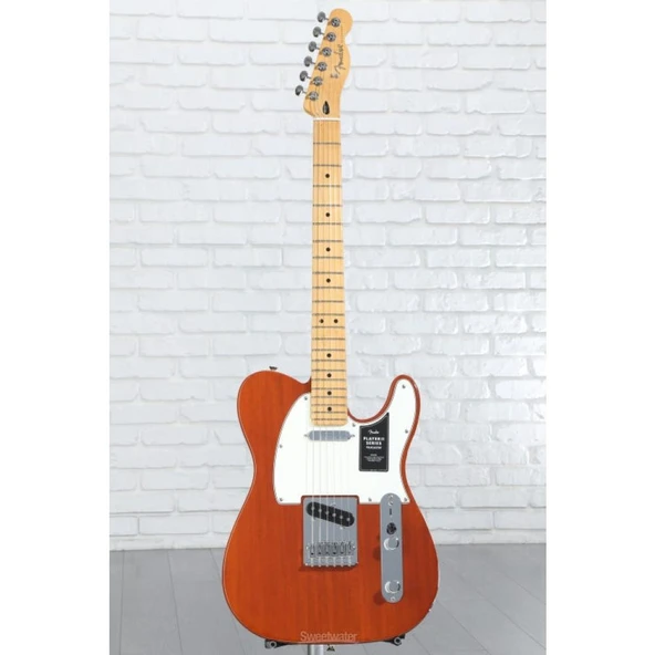 Fender Player II Telecaster Chambered Mahogany Gövde Akçaağaç Klavye Mocha Elektro Gitar - Resim 2