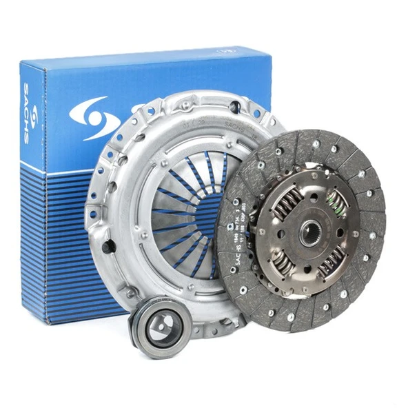 DEBRIYAJ SETI BASKI+BALATA+RULMAN POLO IBIZA FABIA ROOMSTER 1.2TDI CFWA 09-SACHS 3000951692 Kırmızı S - 1