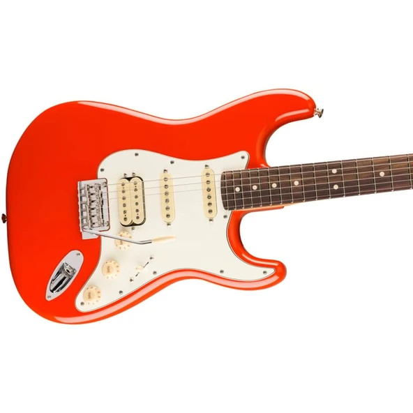 Fender Player II Stratocaster HSS Gülağacı Klavye Coral Red Elektro Gitar - Resim 3