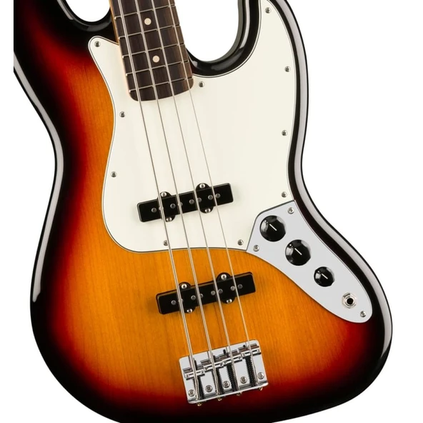 Fender Player II Jazz Bass Gülağacı Klavye 3 Ton Sunburst Bas Gitar - Resim 3