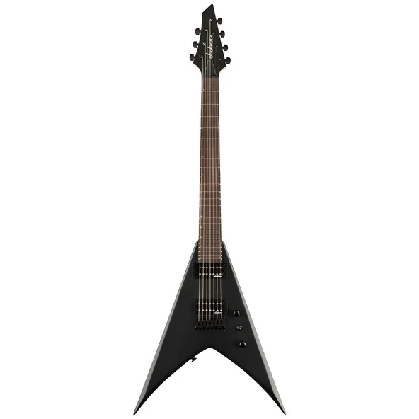 Jackson JS22-7 King V KV HT Amaranth Klavye Satin Black Elektro Gitar
