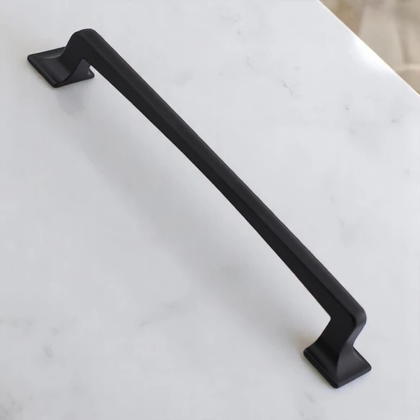 Pelikan Metal Siyah 160 mm Mobilya Mutfak Çekmece Dolap Kapak Kulp Kulpu Kulbu Kulpları - 5