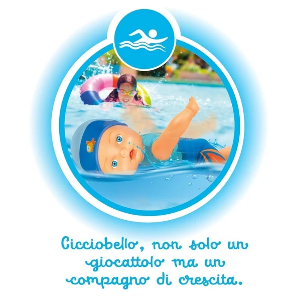 Cicciobello Yüzüyor 30 Cm - Resim 5