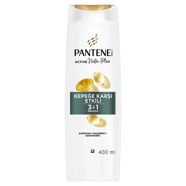 Pantene Kepeğe Karşı Etkili 3'ü1 Arada Şampuan 400 Ml