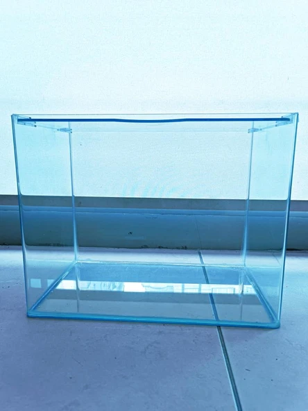İthal Oval Kenarlı Akvaryum  40x25x32 h
