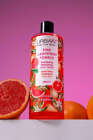 Urban Care Pink Grapefruit & Pomelo Canlandırıcı Ve Nemlendirici Duş Jeli 500 ml - 6