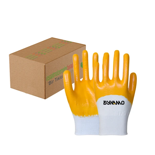 15+5 Dynamo Nitril Tam Kaplı Dayanıklı İş Eldiveni