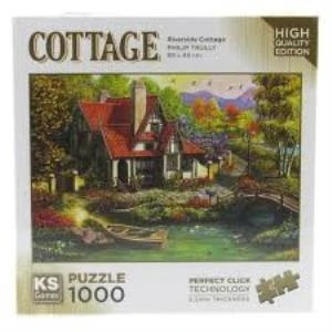 KS GAMES PUZZLE 1000 PARCA RIVERSIDE COTTAGE 20736