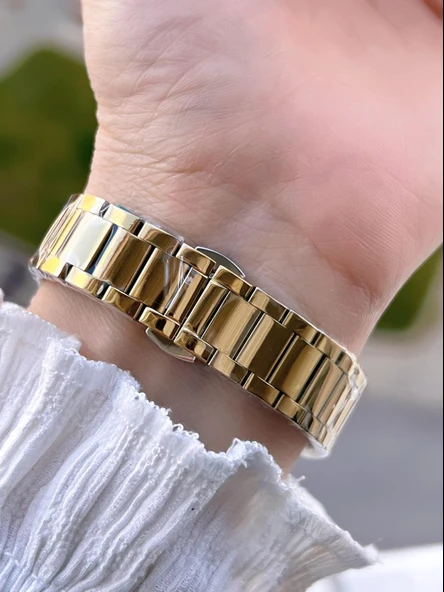 Jg.Polo Club Çelik Kasa & Kordon Kararma Ve Renk Atma Yapmaz Kadın Kol Saati+Bileklik JG04369.2 - Resim 3