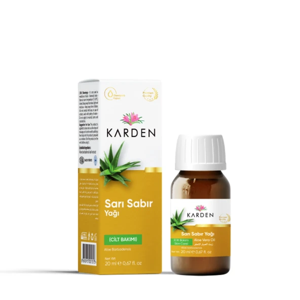 Karden Aloe Vera (Sarısabır) Yağı 20 ML