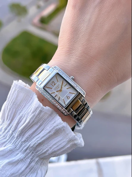 Jg.Polo Club Çelik Kasa & Kordon Kararma Ve Renk Atma Yapmaz Kadın Kol Saati+Bileklik JG04369.3 - Resim 2