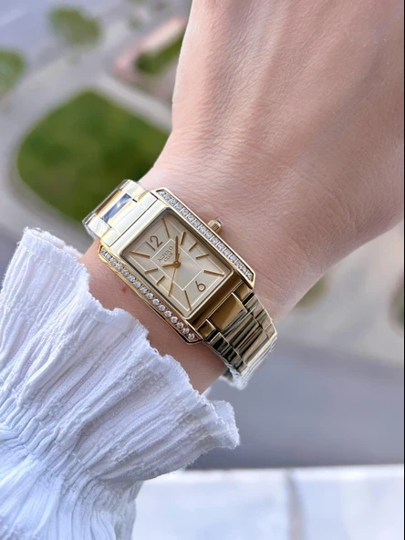 Jg.Polo Club Çelik Kasa & Kordon Kararma Ve Renk Atma Yapmaz Kadın Kol Saati+Bileklik JG04369.2 - Resim 2