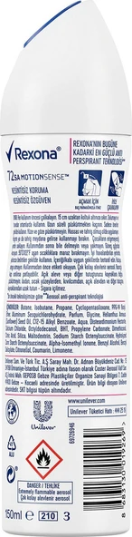 Rexona Sexy Bouqet 72 Saat Kesintisiz Koruma Deodorant 150 ml - 8