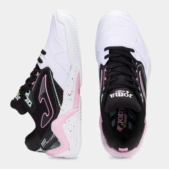 Joma Set Siyah Kadın Toprak & Sert Kort Tenis Ayakkabısı TSELS2501AC - 4