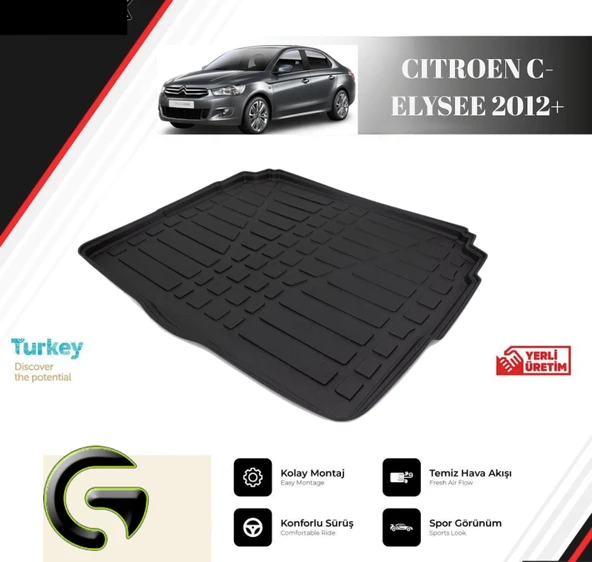 BAGAJ HAVUZU CITROEN C-ELYSEE 2012+