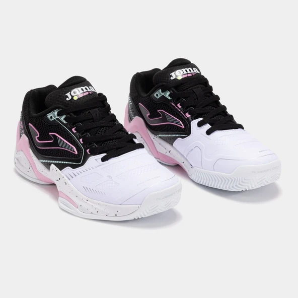 Joma Set Siyah Kadın Toprak & Sert Kort Tenis Ayakkabısı TSELS2501AC - 2