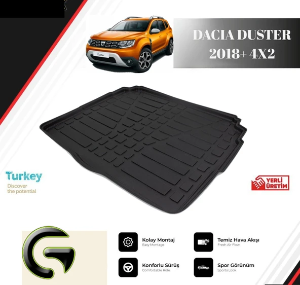 BAGAJ HAVUZU DACIA DUSTER 2018+ 4X2