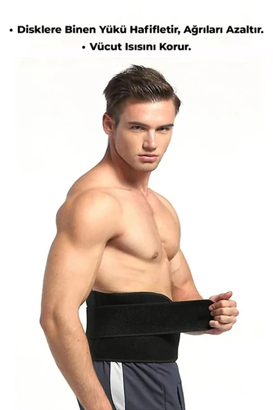 Bel Korsesi Lumbosakral Bel Desteği Sağlayan Ortopedik Dik Duruş Kadın Erkek Bel Ağrısı Için Korse(EX-90) - 10