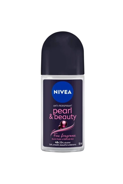 Nivea Pearl & Beauty Fine Fragrance 48H Kadın Roll-On Deodorant 50 ml