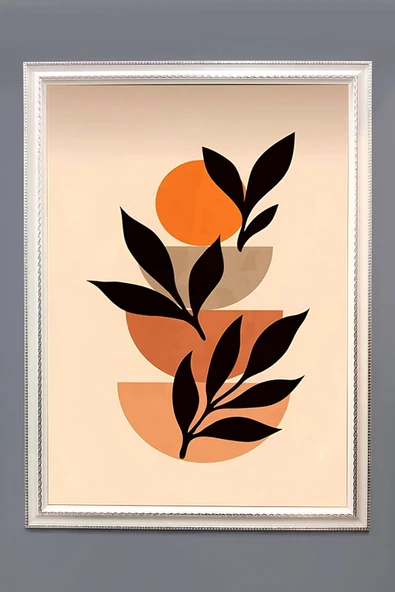 Bohem Desenli Çerçeveli Duvar Tablosu 50x70cm BOHEM08 RENKLİ 50 X 70