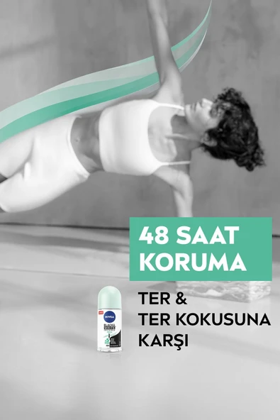 Nivea Invisible Black & White Pure Kadın Deodorant Roll-on 50 ml 2 Adet - 3