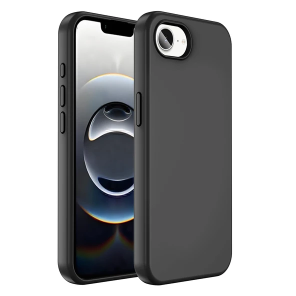 Apple iPhone 16E Kılıf M-safe Şarj Özellikli Sıvı Teknolojili Silinebilir Sert Zore Kivi Kapak - 8