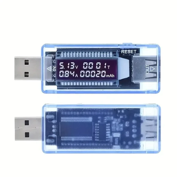 S Line USB Voltaj ve Akım Test Cihazı