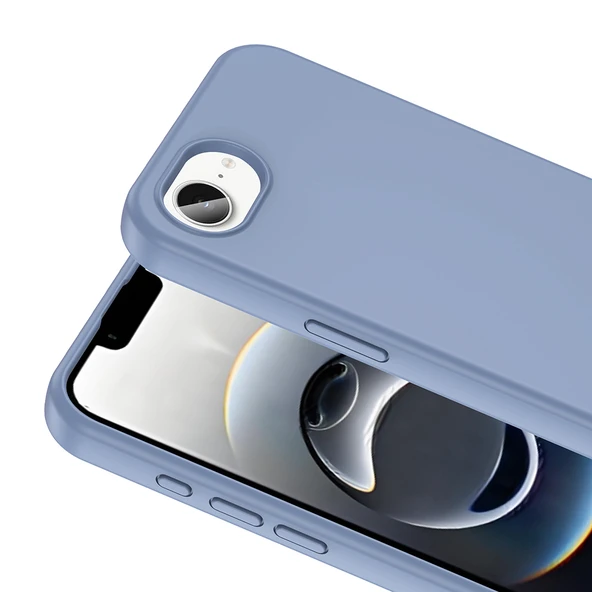 Apple iPhone 16E Kılıf M-safe Şarj Özellikli Sıvı Teknolojili Silinebilir Sert Zore Kivi Kapak - 3