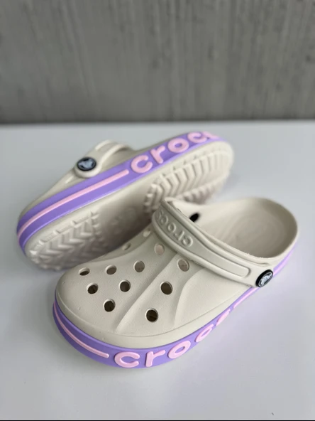 CROCS BAYABAND CLOG BEJ LİLA - 2