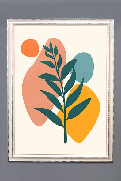 Bohem Desenli Çerçeveli Duvar Tablosu 50x70cm BOHEM07 RENKLİ 50 X 70