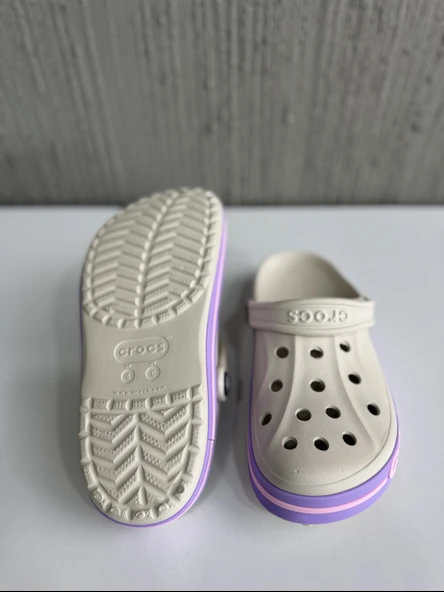 CROCS BAYABAND CLOG BEJ LİLA - 4
