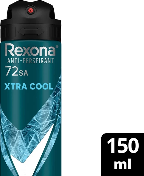 Rexona Men Xtra Cool 48H Erkek Sprey Deodorant 3 x 150 ML
