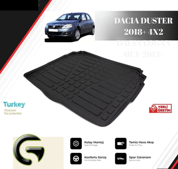 BAGAJ HAVUZU DACIA LOGAN MCV 2013+